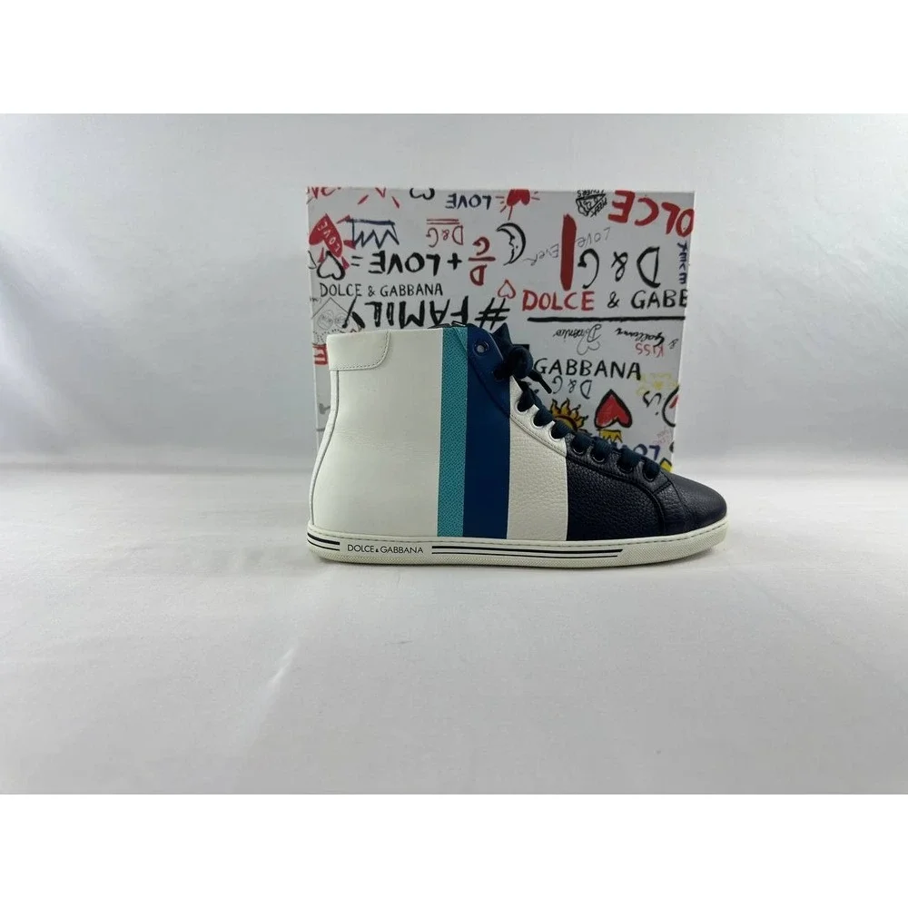 Dolce & Gabbana Saint Tropex High Sneakers Men's Size 10.5